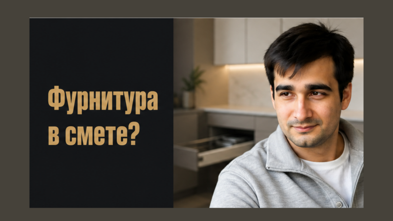 Как выбрать фурнитуру для кухни на заказ: петли, направляющие, что смотреть в смете
