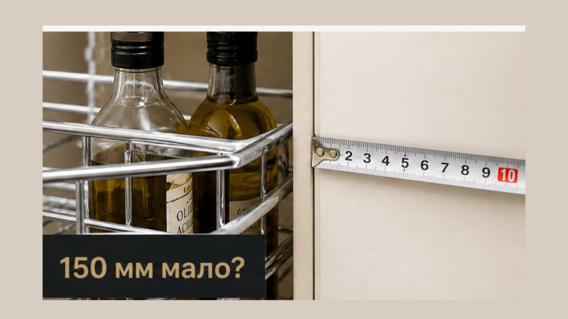 Как встроить бутылочницу в кухню: 150 или 200, глубина, фасад