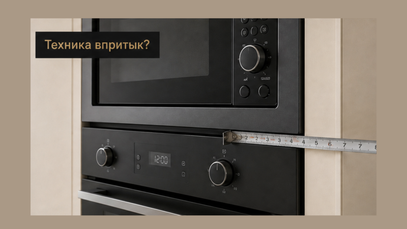 Как спланировать пенал для встраиваемой техники: порядок, вентиляция, полки