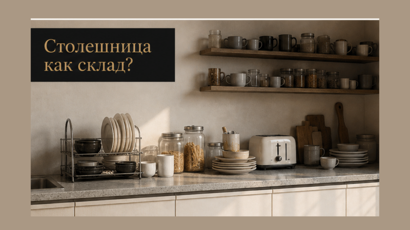 Как спланировать кухню без верхних шкафов: пенал, ящики, свет