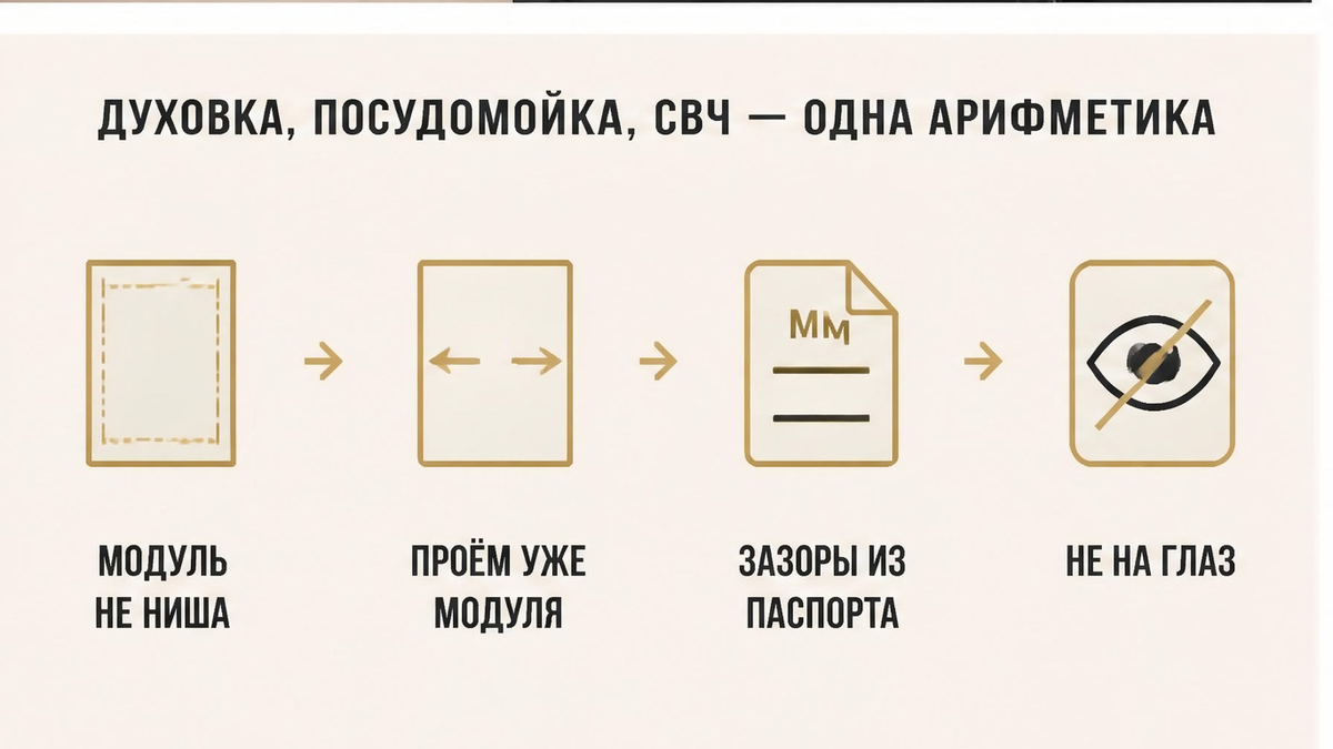 Схема: духовка, посудомойка и СВЧ считают по одной арифметике